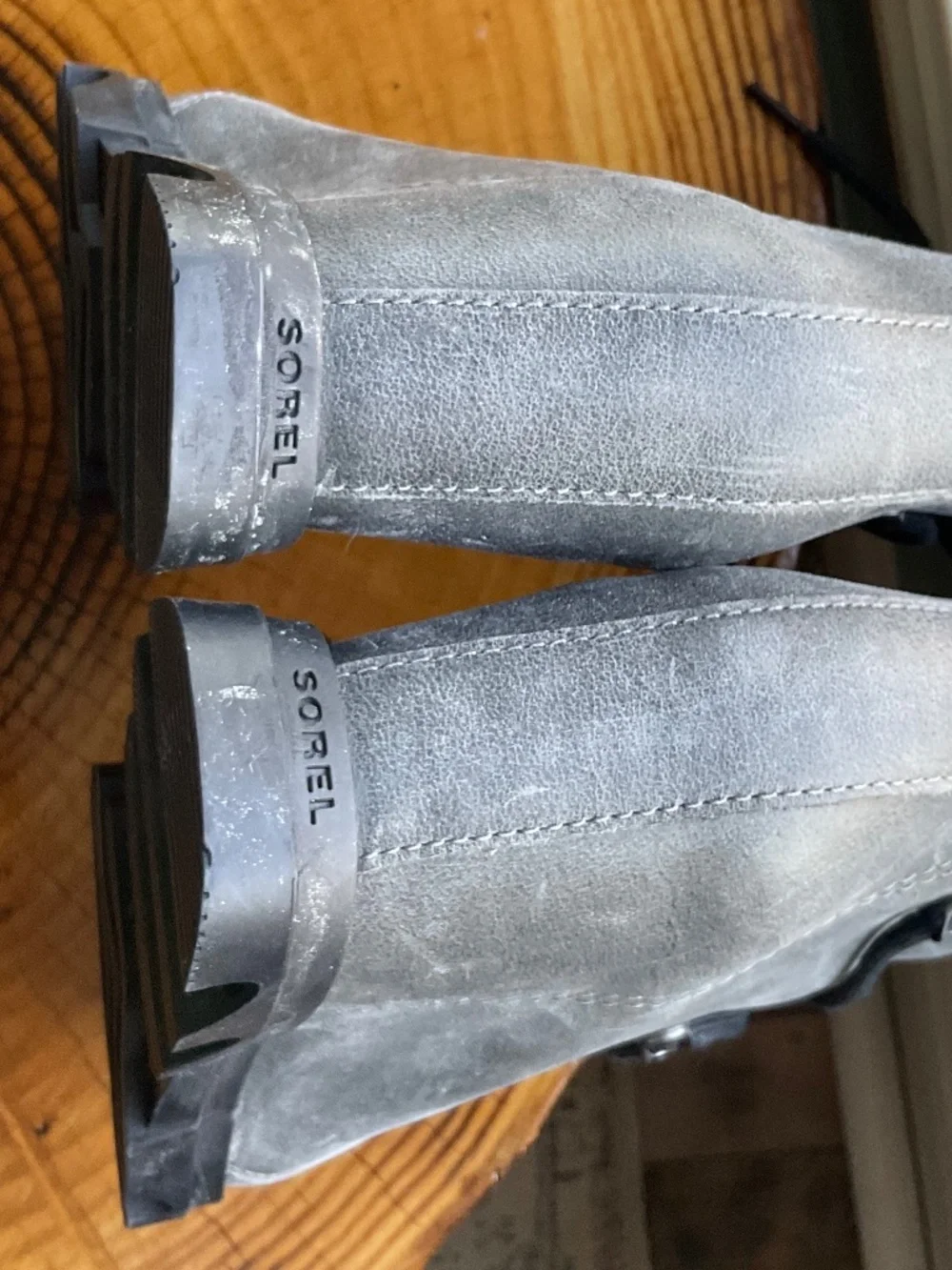 New SOREL Joan of Arctic III Waterproof Lace-Up Wedge Boot US 6.5 Lug Sole